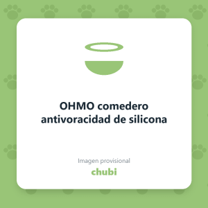 OHMO comedero antivoracidad de silicona