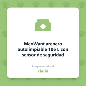 MeoWant arenero autolimpiable 106 L con sensor de seguridad