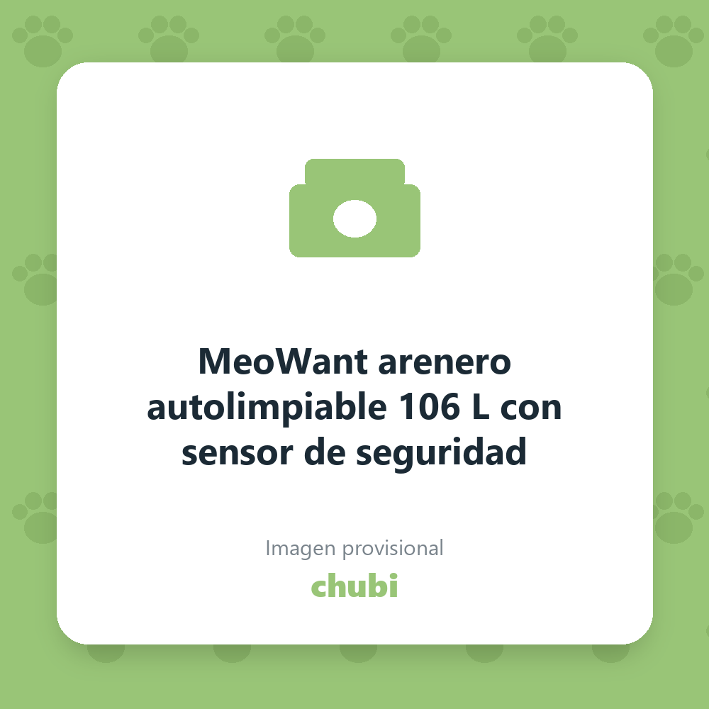 MeoWant arenero autolimpiable 106 L con sensor de seguridad