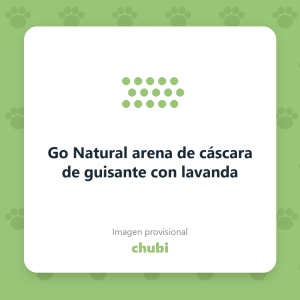 Go Natural arena de cáscara de guisante con lavanda