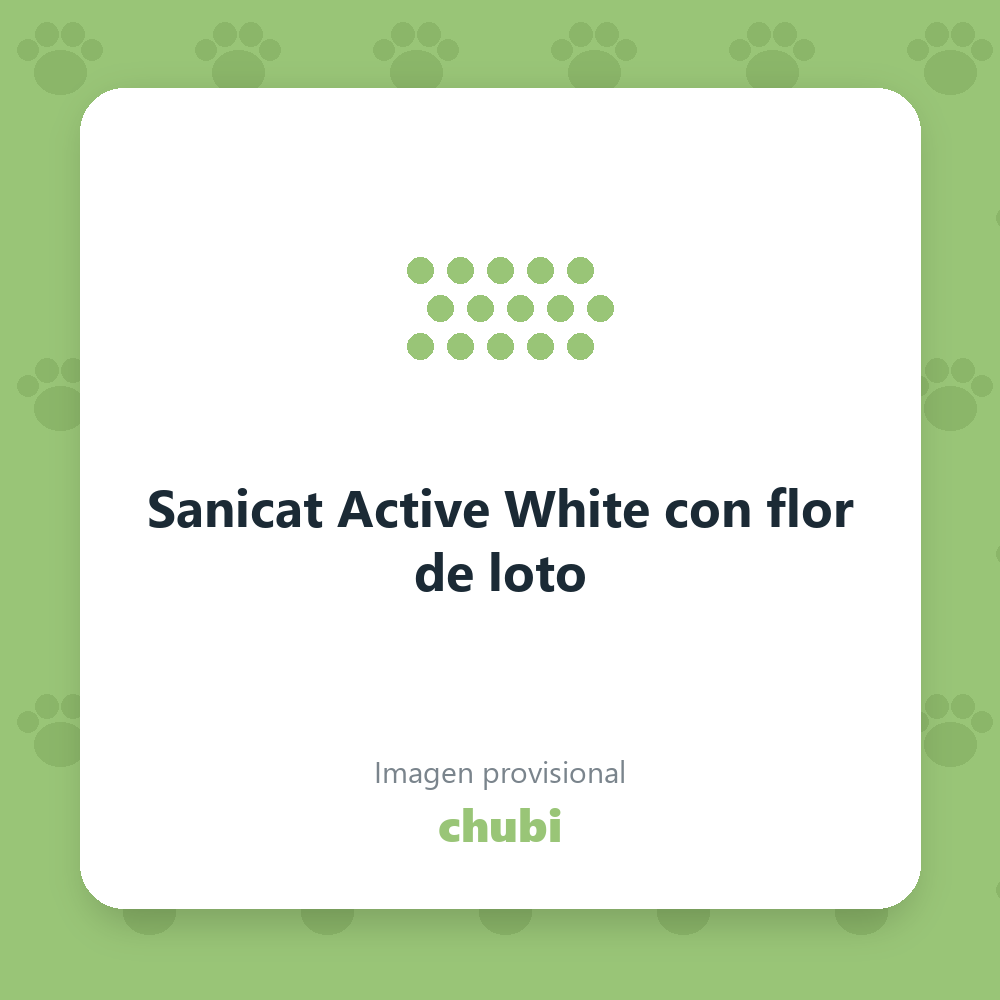 Sanicat Active White con flor de loto