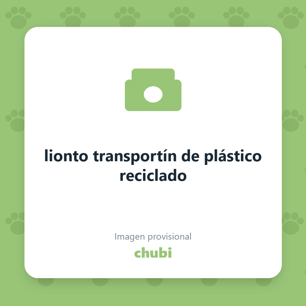 lionto transportín de plástico reciclado
