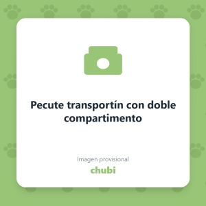 Pecute transportín con doble compartimento