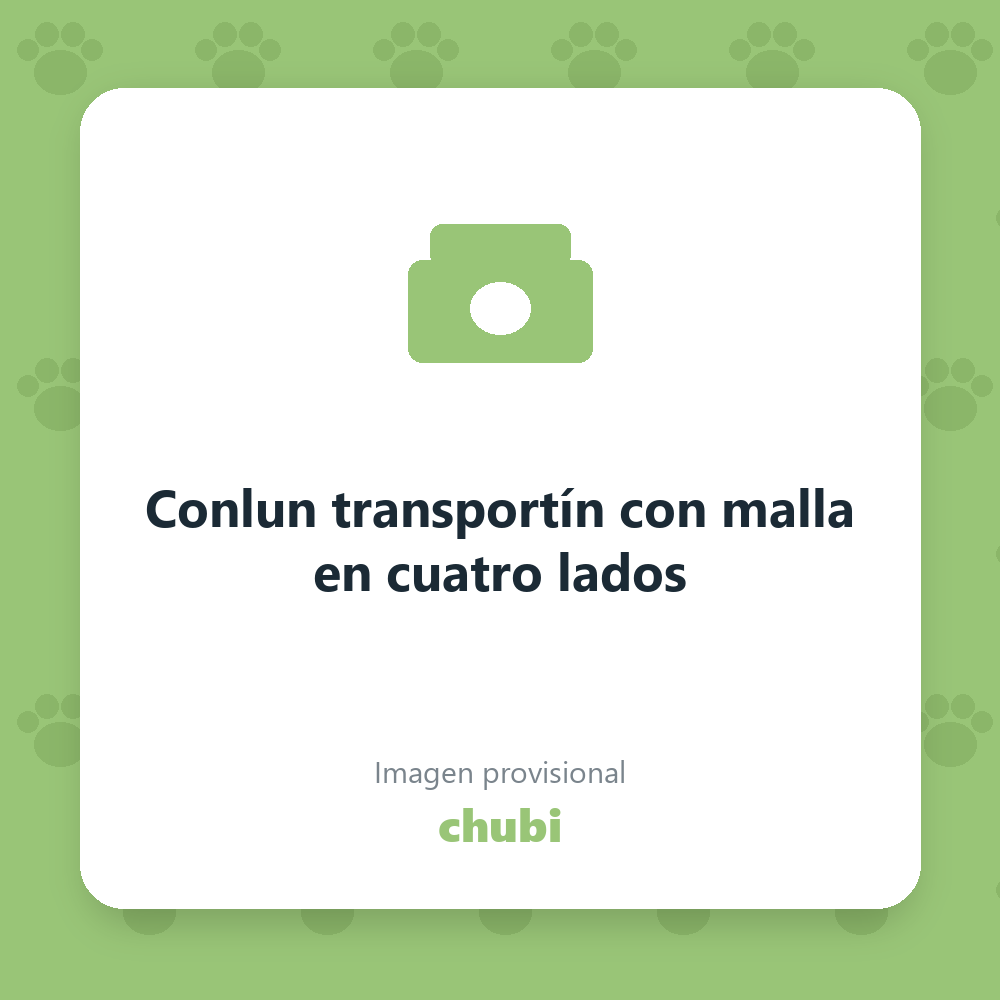 Conlun transportín con malla en cuatro lados