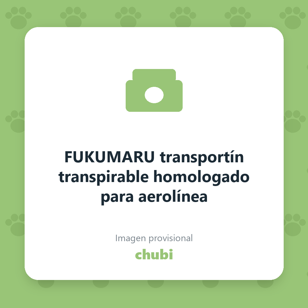 FUKUMARU transportín transpirable homologado para aerolínea