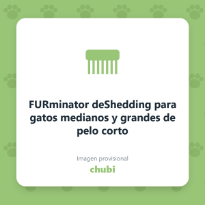 FURminator deShedding para gatos medianos y grandes de pelo corto