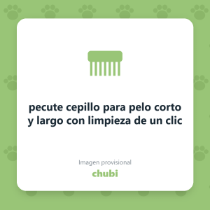 pecute cepillo para pelo corto y largo con limpieza de un clic