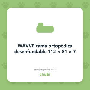 WAVVE cama ortopédica desenfundable 112 × 81 × 7
