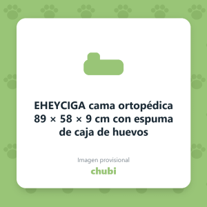 EHEYCIGA cama ortopédica 89 × 58 × 9 cm con espuma de caja de huevos