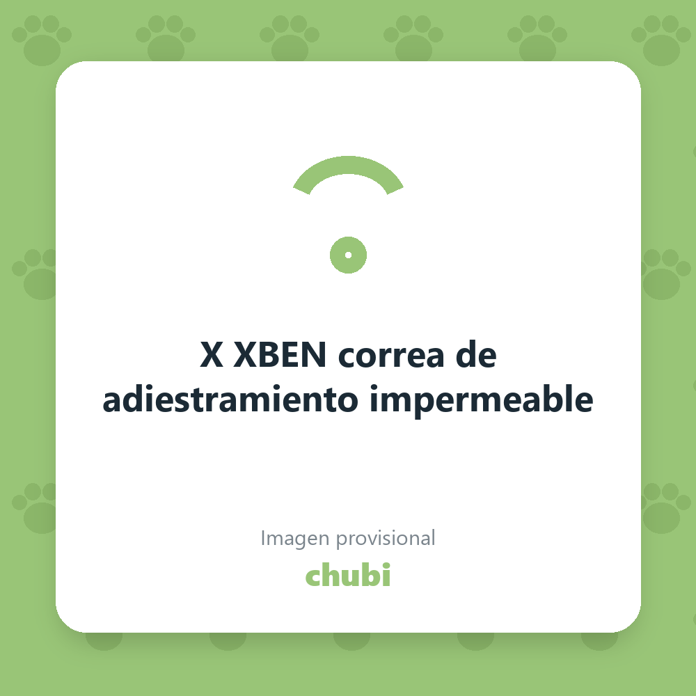 X XBEN correa de adiestramiento impermeable