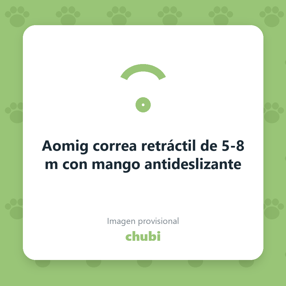 Aomig correa retráctil de 5-8 m con mango antideslizante