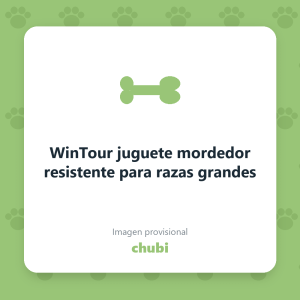WinTour juguete mordedor resistente para razas grandes