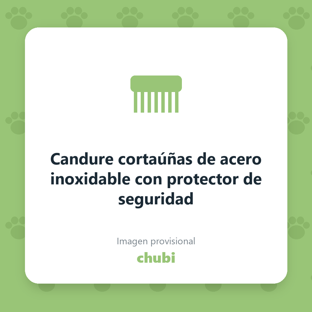 Candure cortaúñas de acero inoxidable con protector de seguridad