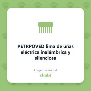 PETRPOVED lima de uñas eléctrica inalámbrica y silenciosa
