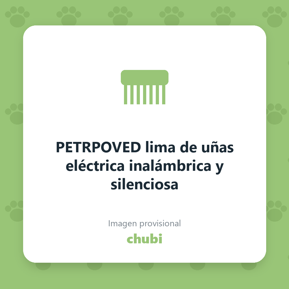 PETRPOVED lima de uñas eléctrica inalámbrica y silenciosa