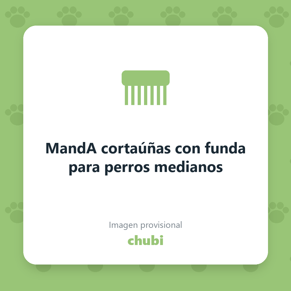 MandA cortaúñas con funda para perros medianos