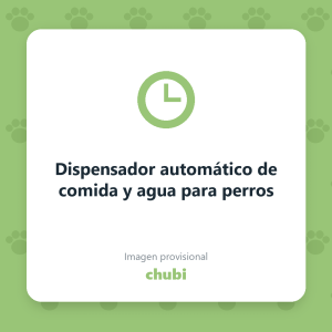 Dispensador automático de comida y agua para perros