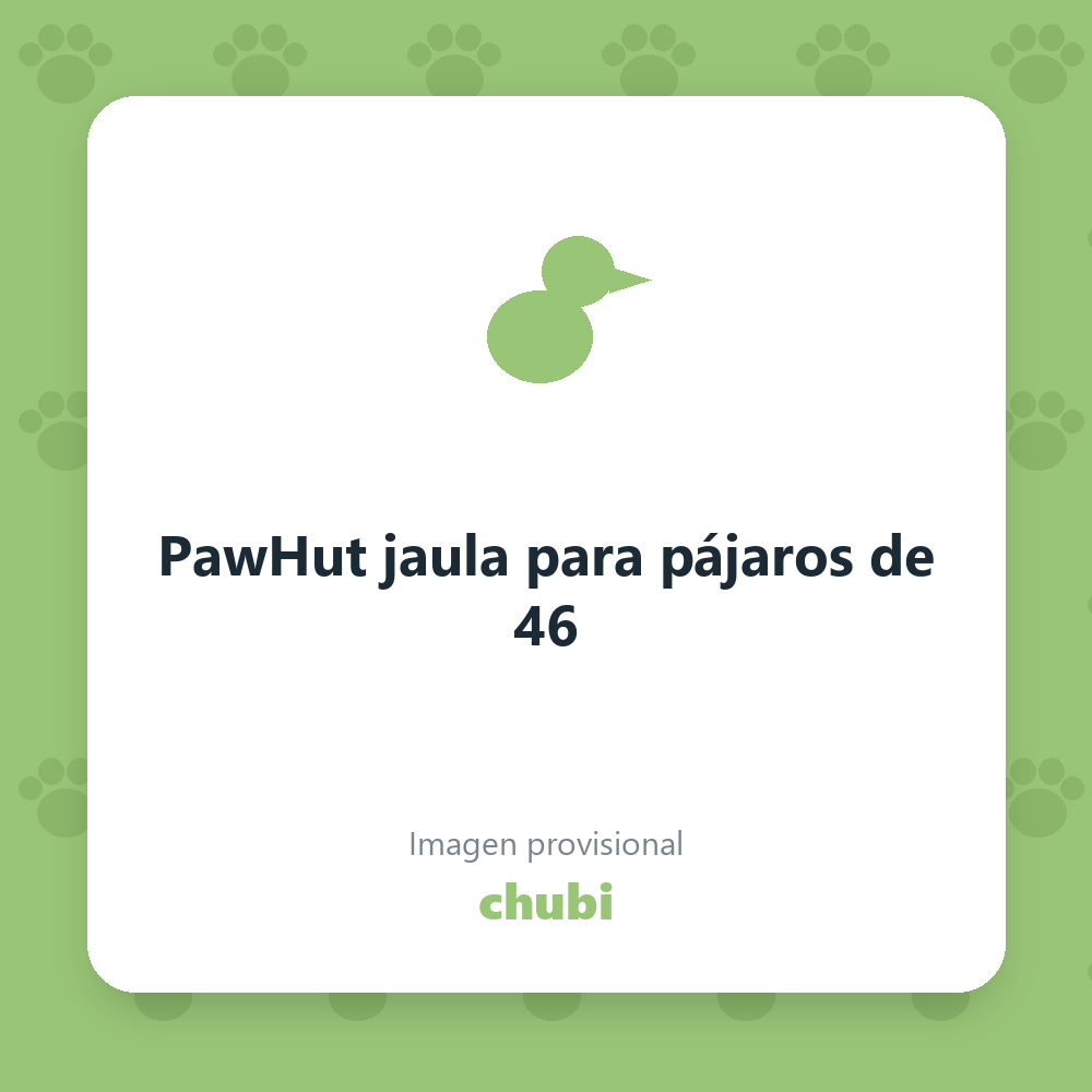 PawHut jaula para pájaros de 46