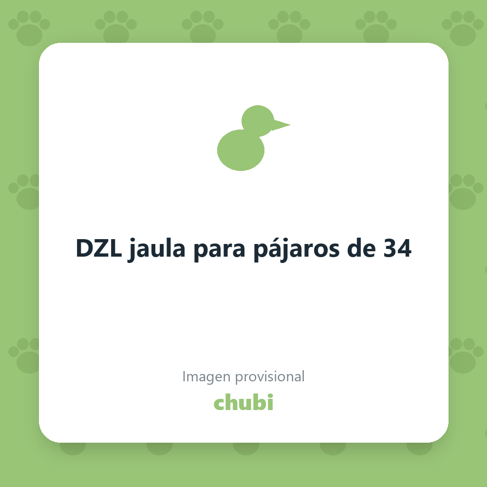 DZL jaula para pájaros de 34