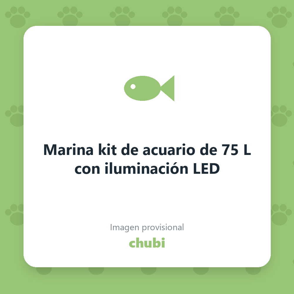 Marina kit de acuario de 75 L con iluminación LED