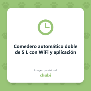 Comedero automático doble de 5 L con WiFi y aplicación