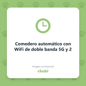 Comedero automático con WiFi de doble banda 5G y 2