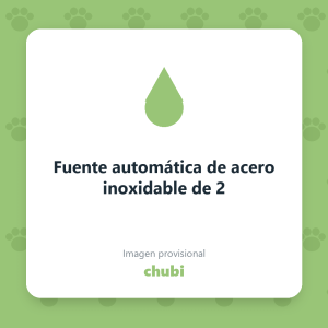 Fuente automática de acero inoxidable de 2