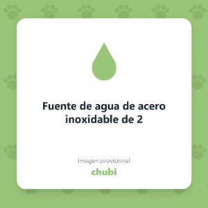 Fuente de agua de acero inoxidable de 2