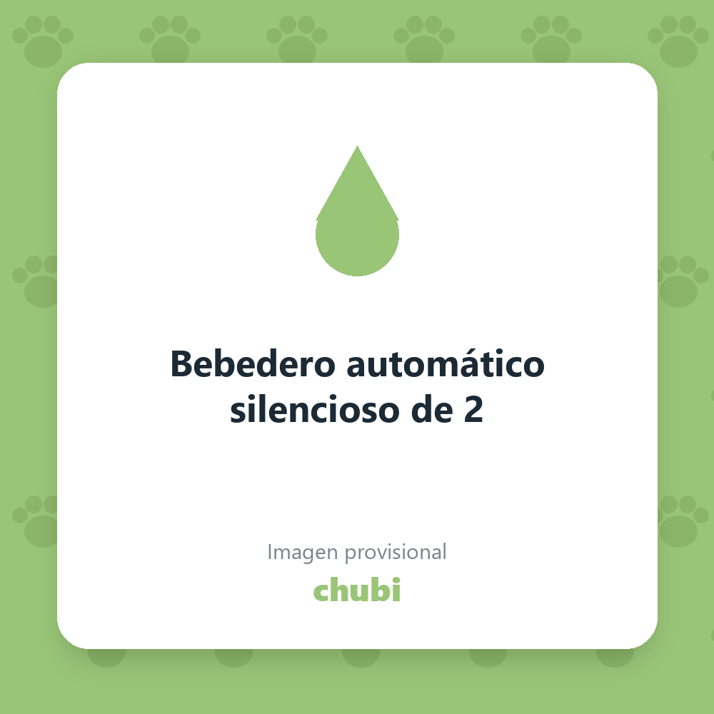 Bebedero automático silencioso de 2