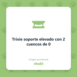 Trixie soporte elevado con 2 cuencos de 0