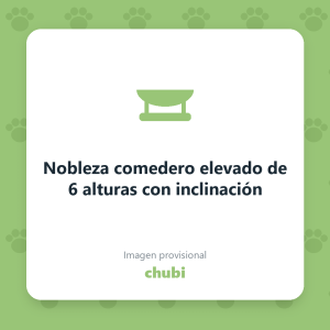Nobleza comedero elevado de 6 alturas con inclinación