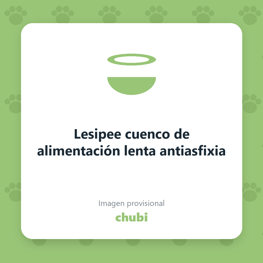 Lesipee cuenco de alimentación lenta antiasfixia