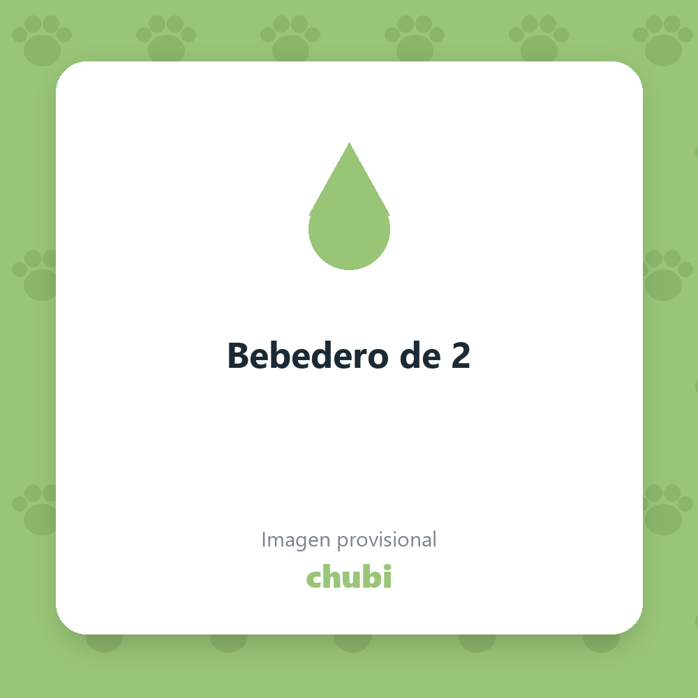 Bebedero de 2