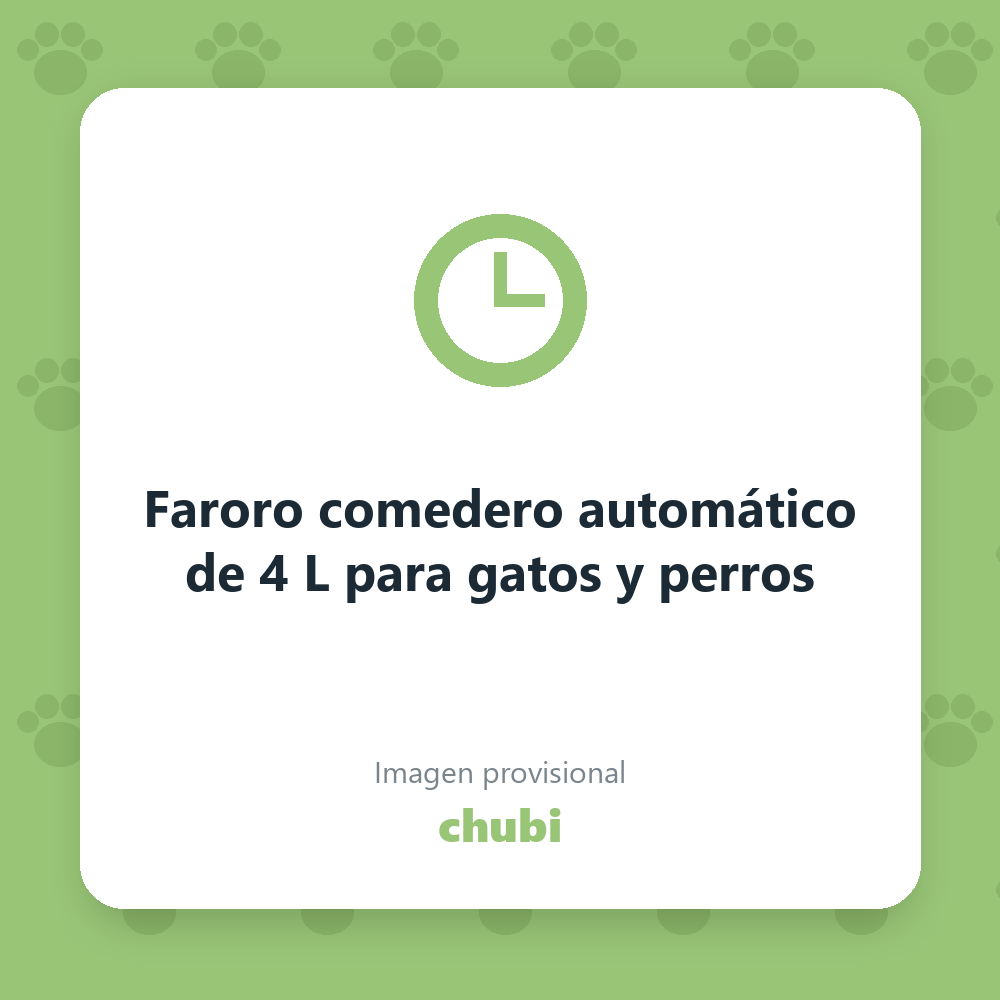 Faroro comedero automático de 4 L para gatos y perros