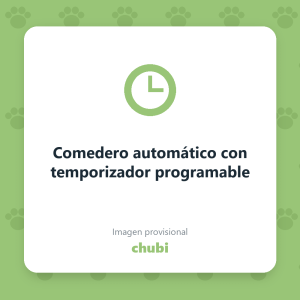Comedero automático con temporizador programable