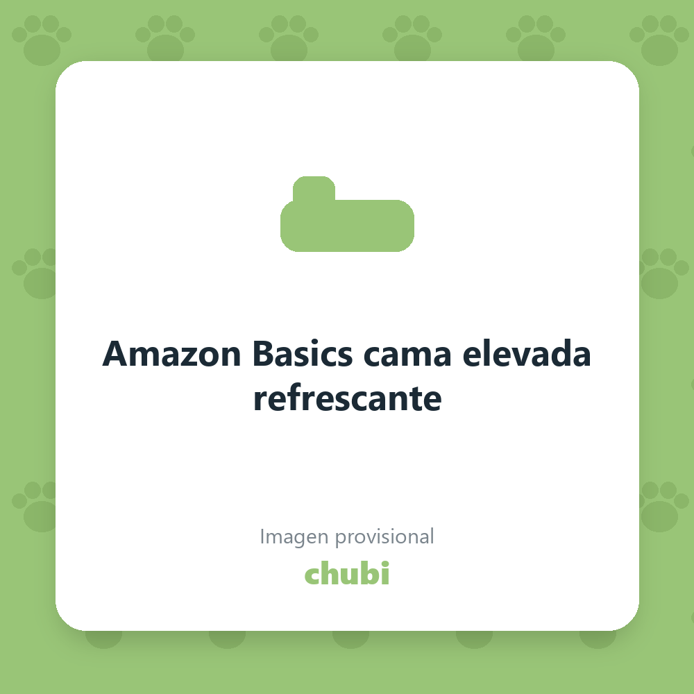 Amazon Basics cama elevada refrescante