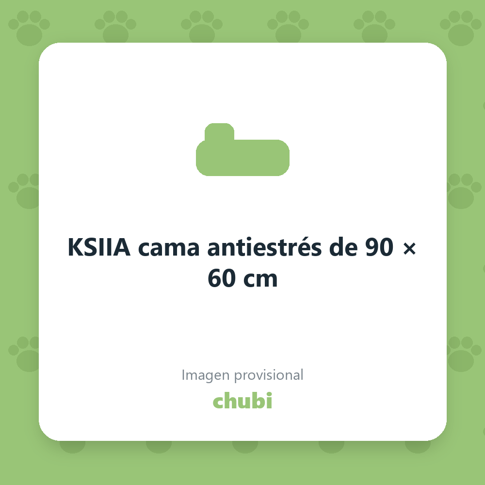 KSIIA cama antiestrés de 90 × 60 cm