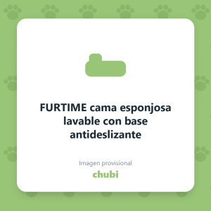 FURTIME cama esponjosa lavable con base antideslizante