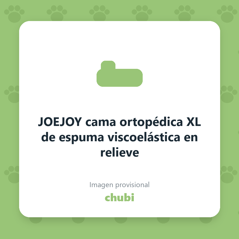 JOEJOY cama ortopédica XL de espuma viscoelástica en relieve