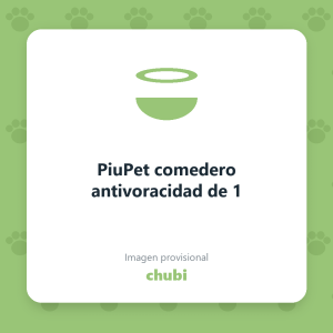 PiuPet comedero antivoracidad de 1