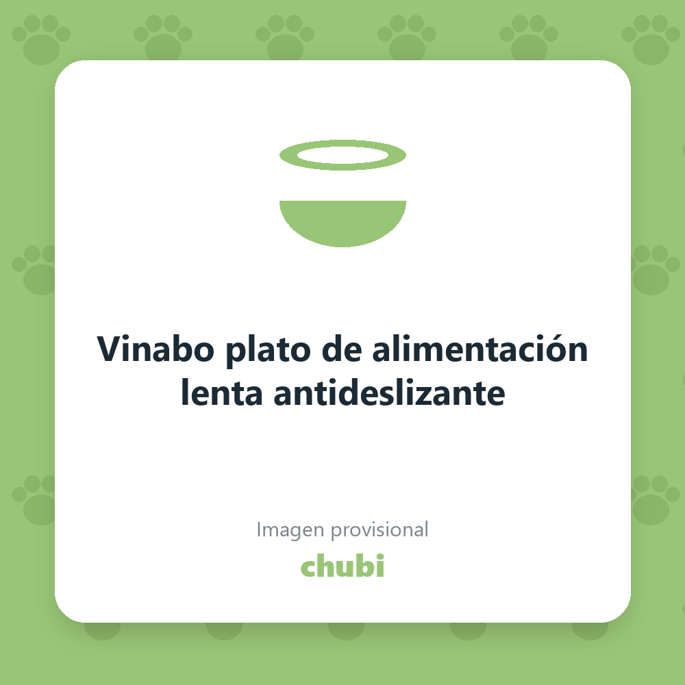 Vinabo plato de alimentación lenta antideslizante