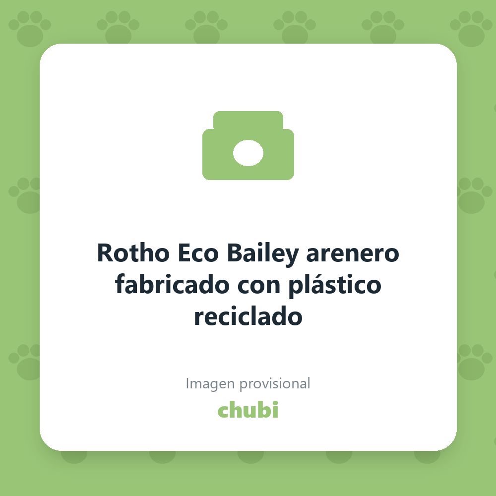 Rotho Eco Bailey arenero fabricado con plástico reciclado