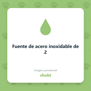 Fuente de acero inoxidable de 2