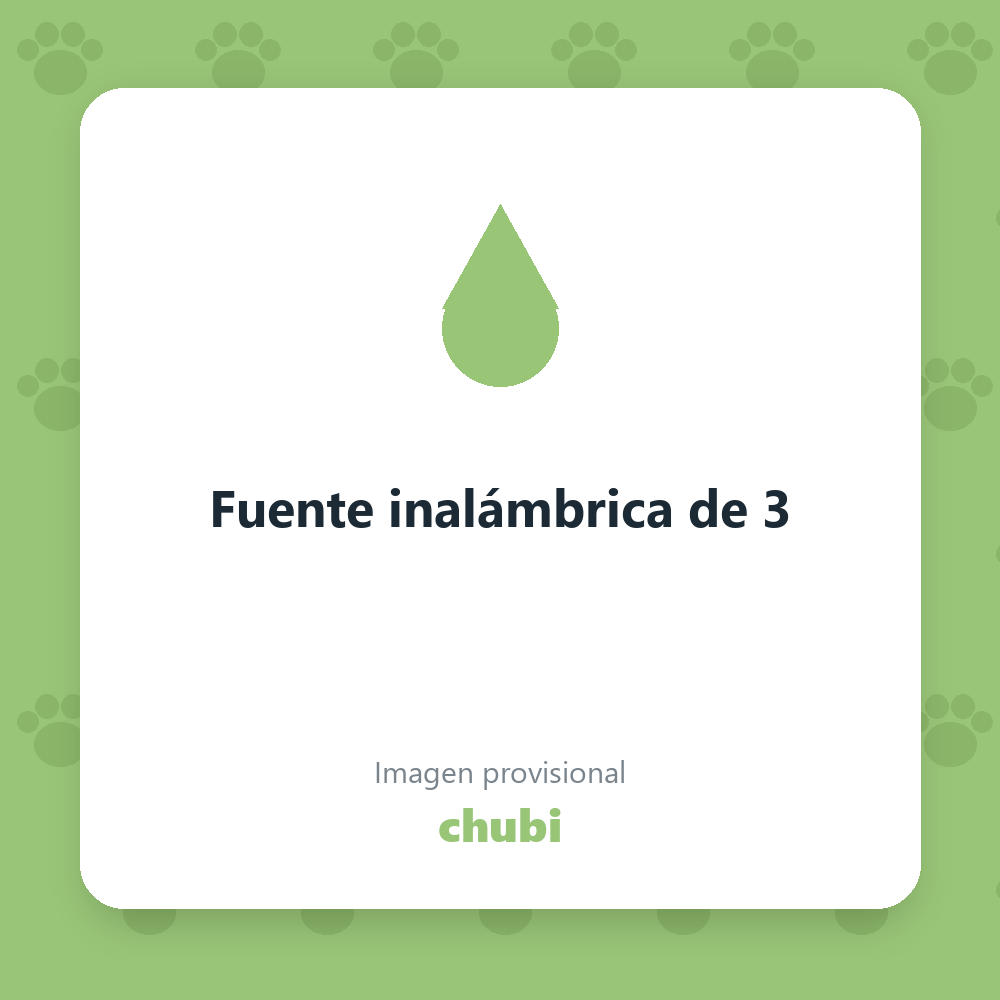 Fuente inalámbrica de 3