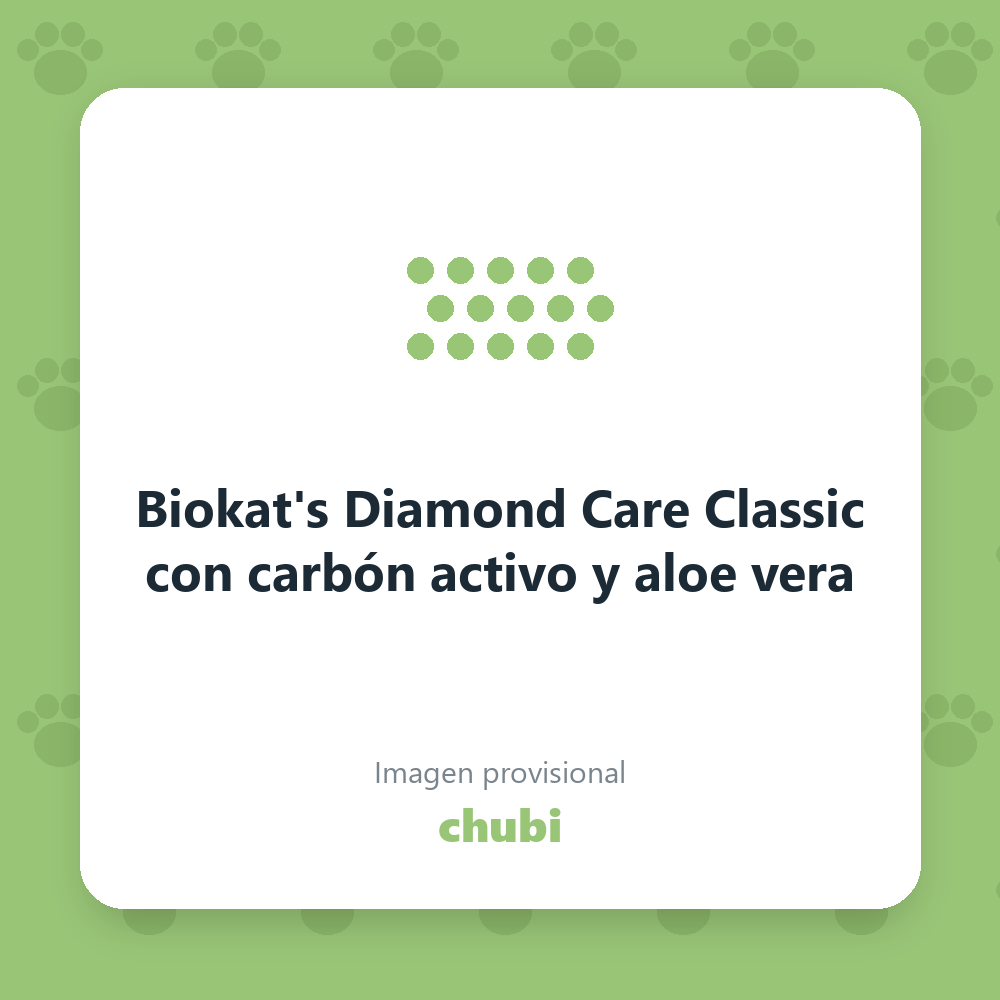 Biokat's Diamond Care Classic con carbón activo y aloe vera