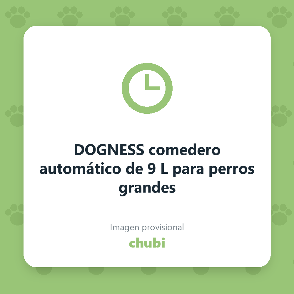 DOGNESS comedero automático de 9 L para perros grandes
