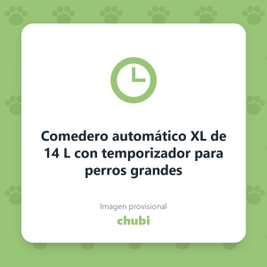 Comedero automático XL de 14 L con temporizador para perros grandes