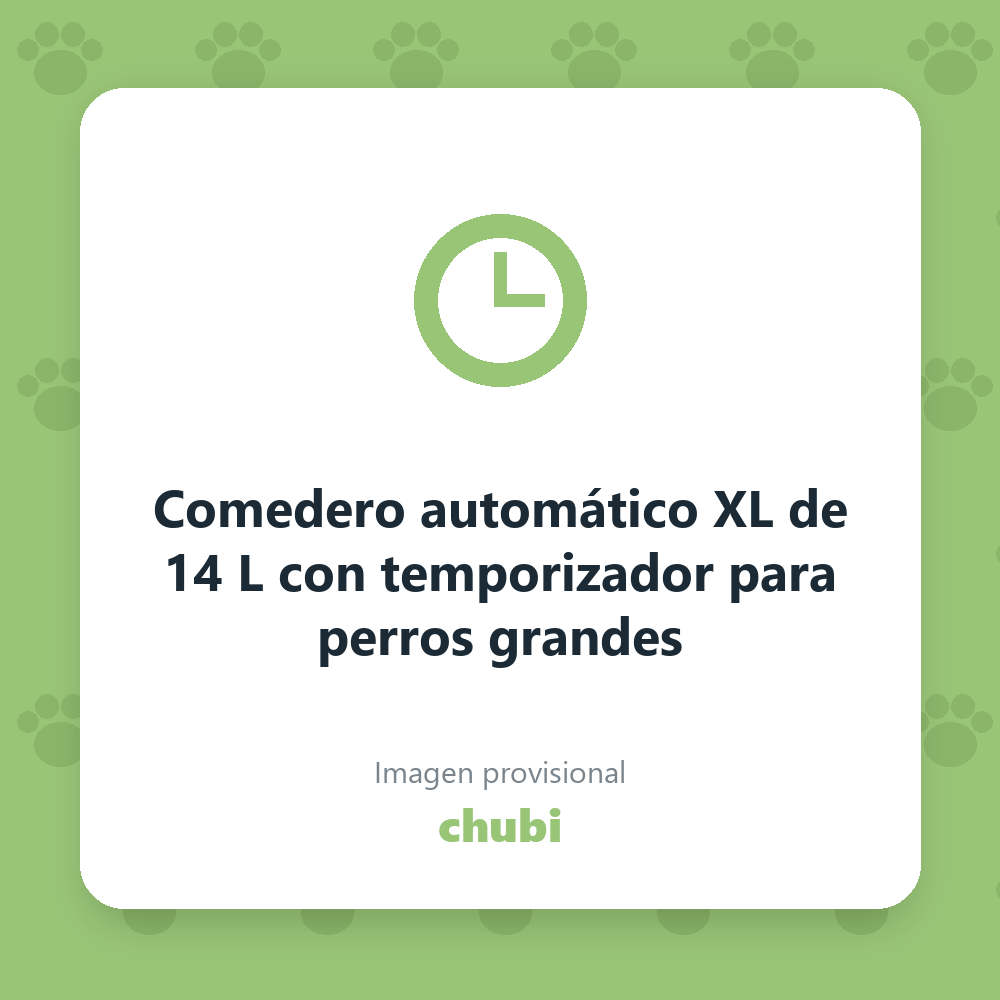 Comedero automático XL de 14 L con temporizador para perros grandes