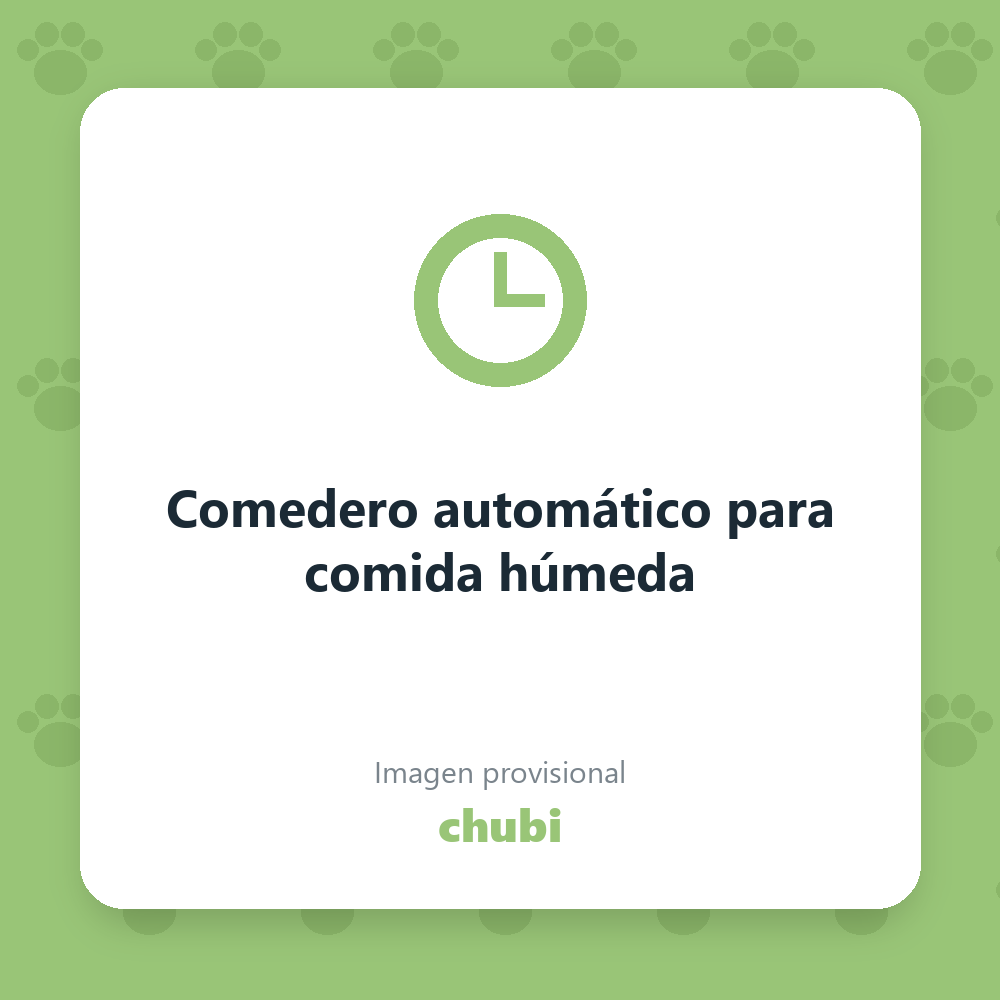 Comedero automático para comida húmeda