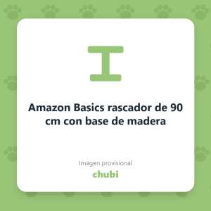 Amazon Basics rascador de 90 cm con base de madera